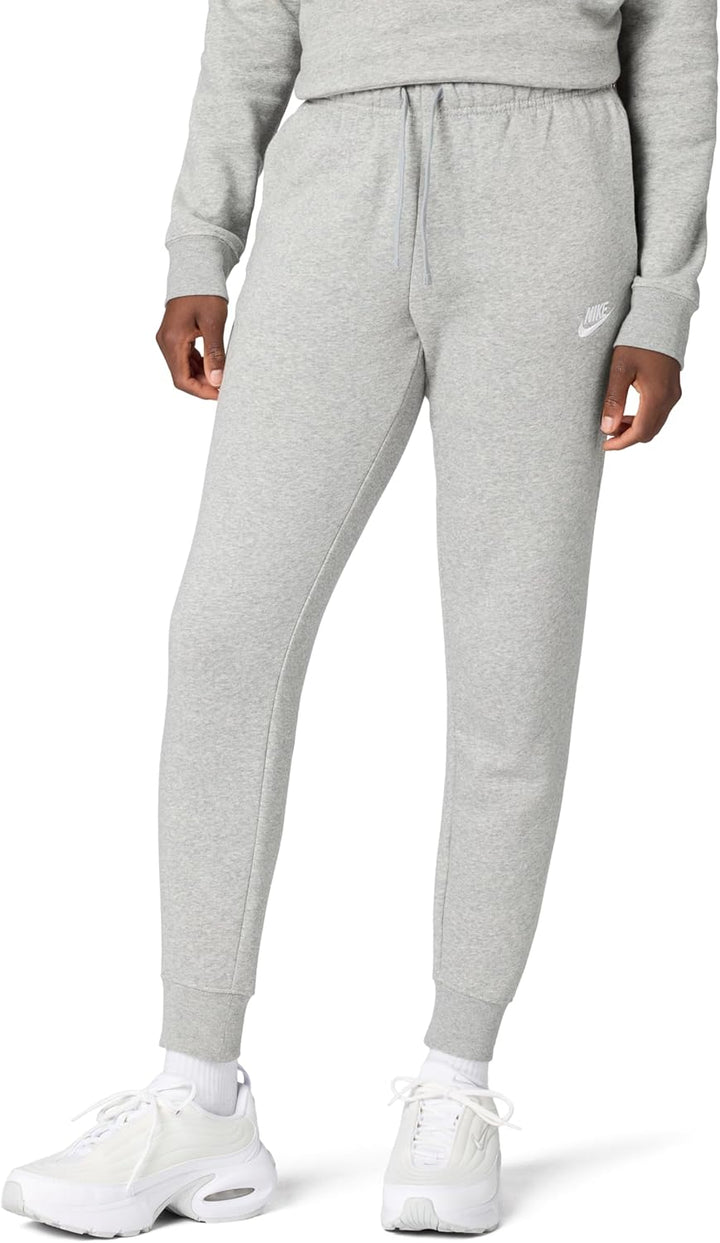 Nike Damen Hose NSW Club S Dk Grey Heather/White, S Dk Grey Heather/White