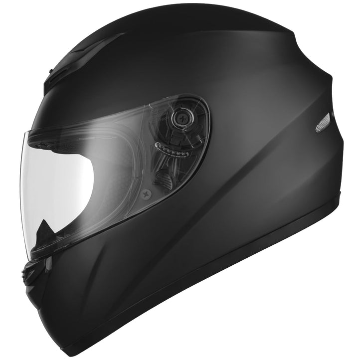 Favoto Motorradhelm Integralhelme für Erwachsene Vollvisierhelm Mopedhelm für Herren Damen Atmungsak