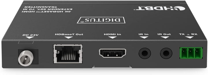 DIGITUS HDMI Extender - 4k/30Hz - Sender & Empfänger - HDBaseT 1.0 - HDMI 1.4b - Reichweite bis 70m
