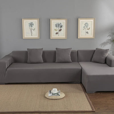 Ejoyous Sofa Überwürfe, Elastische Sofabezüge L Form Stretch Sofabezug Couchbezug Polyester 3+2 Seat