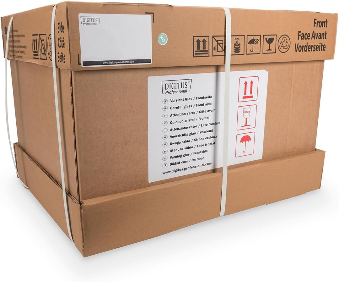 DIGITUS Netzwerk-Schrank 19 zoll 9 HE - Wandmontage - 450 mm Tiefe - Traglast 100 kg - Unique Serie