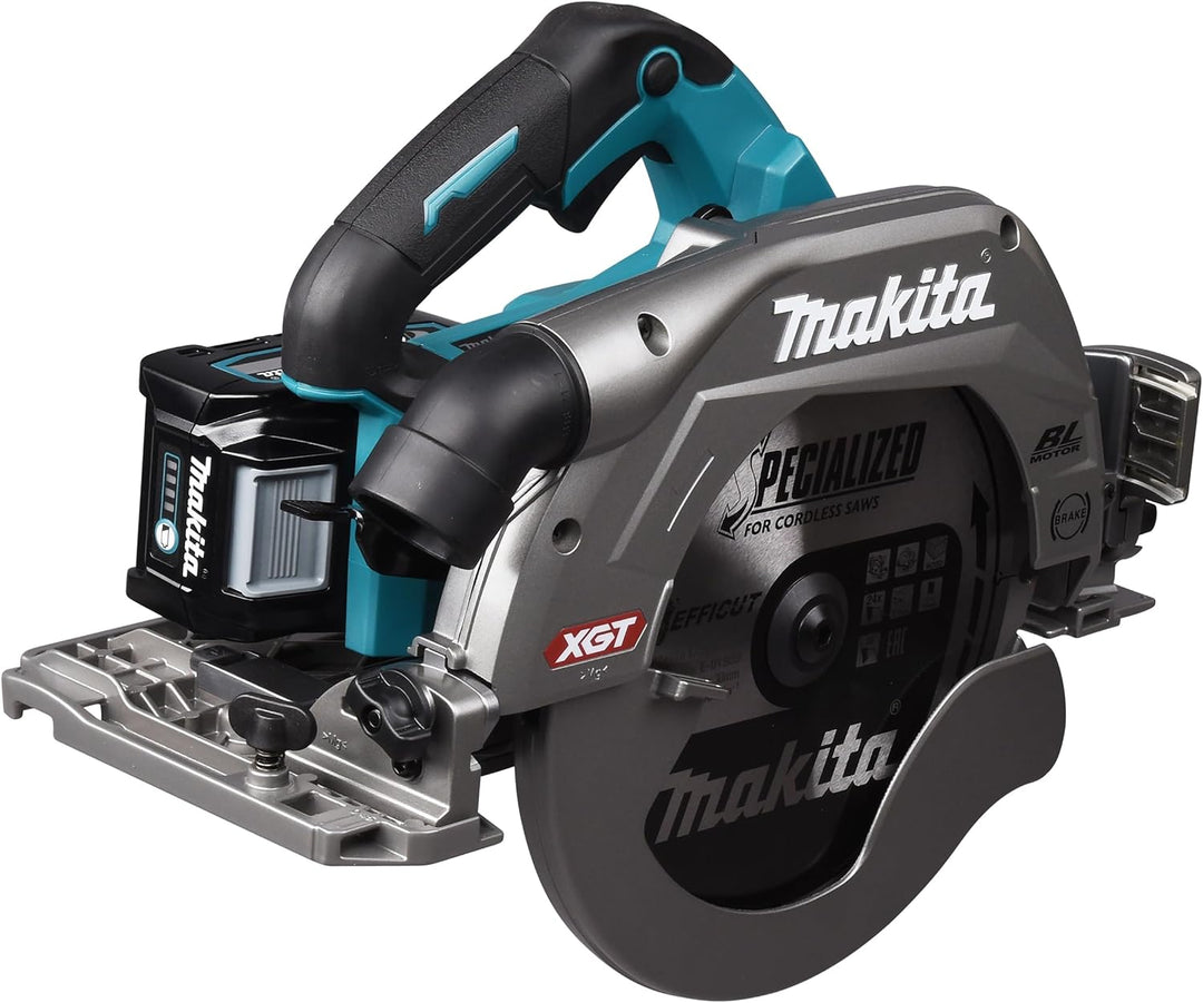 Makita HS009GT201 Akku-Handkreissäge 40V max. / 5,0 Ah, 2 Akkus + Ladegerät im Transportkoffer, Petr
