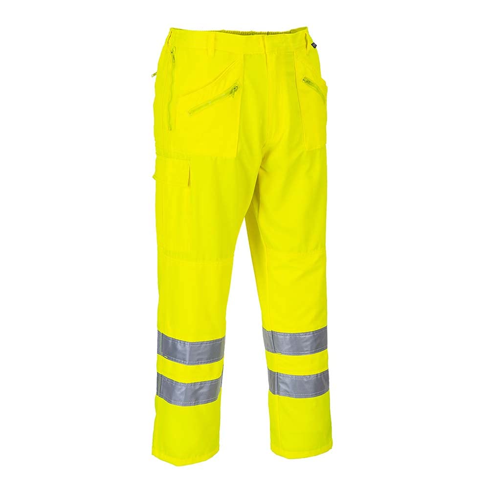 Hi-Vis Action Trouser, colorYellow talla Medium