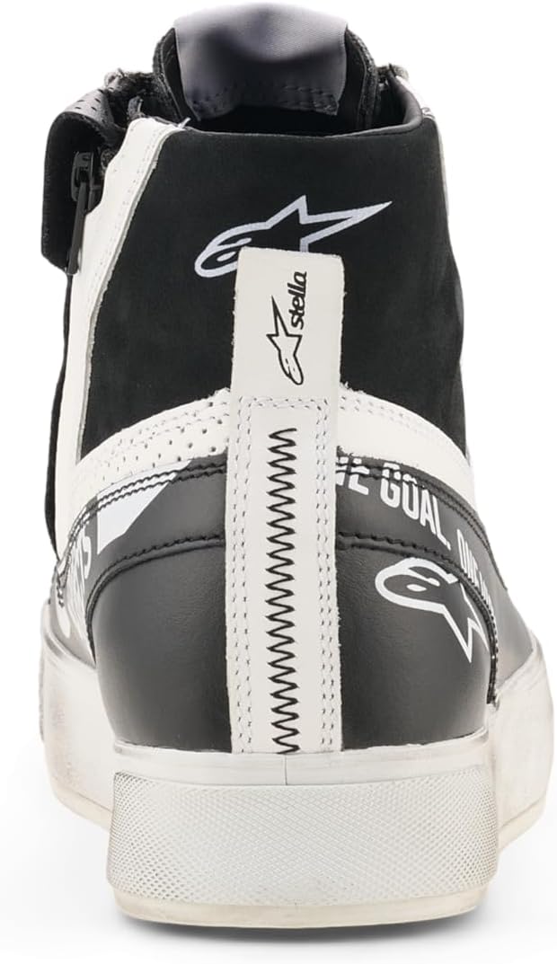 Alpinestars Stella Stated Flair Damen Motorrad Schuhe, schwarz/weiss, 8 Schwarz Weiss 41 EU, Schwarz