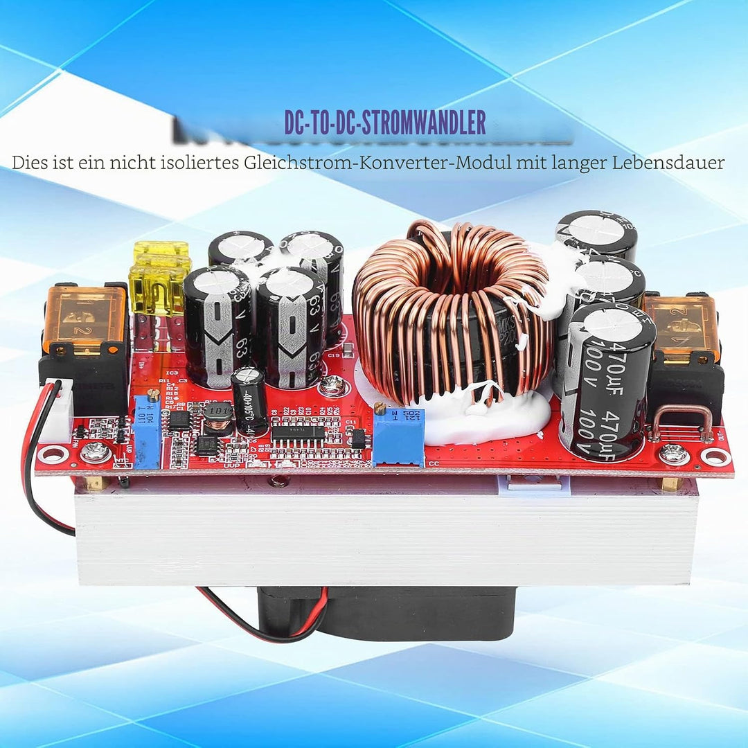 Roboter 1500 W 30 A DC auf DC Voltage Step Up Boost Converter Board Modul 10 bis 60 V bis 12 bis 90