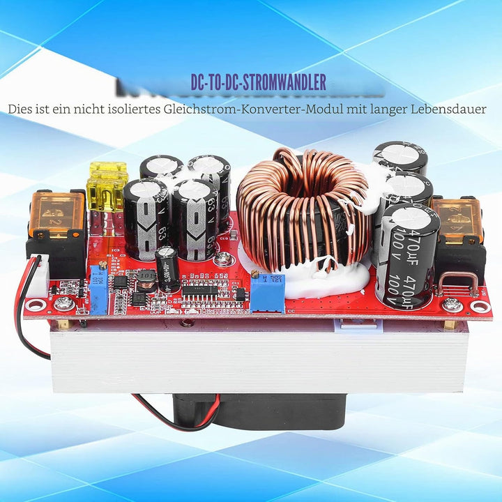 Roboter 1500 W 30 A DC auf DC Voltage Step Up Boost Converter Board Modul 10 bis 60 V bis 12 bis 90
