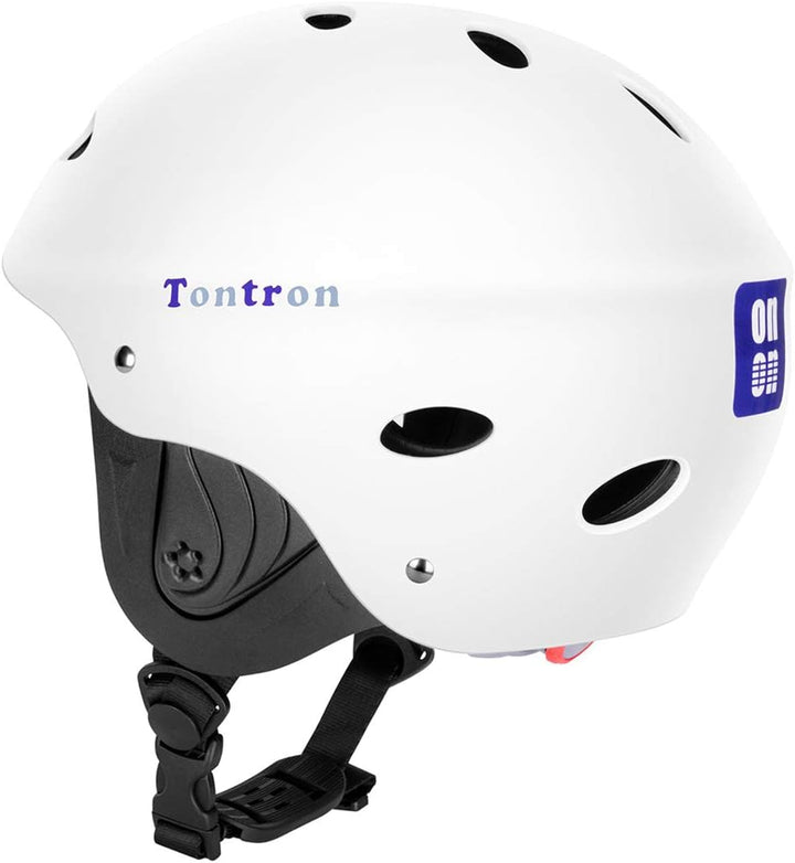Tontron Wakeboard Kajak Kitesurf Wassersport Helm Weiss L