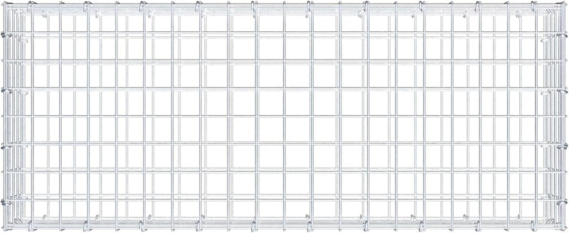 GABIONA Steinkorb-Gabione eckig, Maschenweite 5 x 5 cm, Tiefe 40 cm, Gabione 100 x 20 x 40 cm (L x H