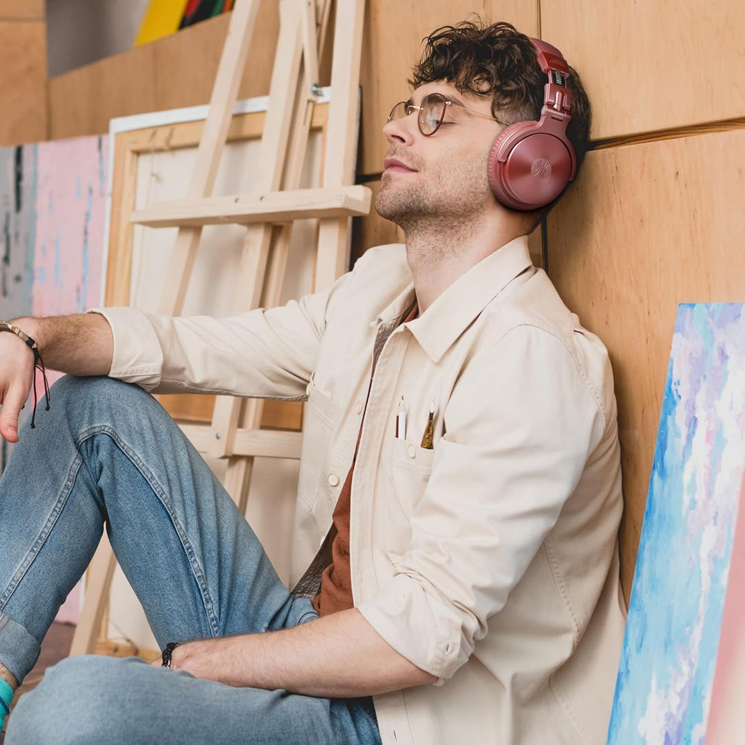 OneOdio Bluetooth Kopfhörer Over Ear [Bis zu 110 Std & BT 5.2] Kopfhörer Kabellos Bluetooth mit 50mm