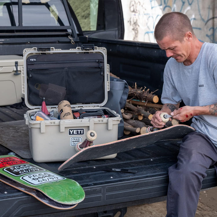 YETI LoadOut GoBox Unterteilte Transporttasche Weiss, Weiss