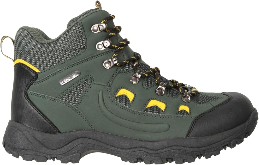 Mountain Warehouse Adventurer Mens Waterproof Boots - IsoDry Schuhe mit Synthetik-Obermaterial, Mesh