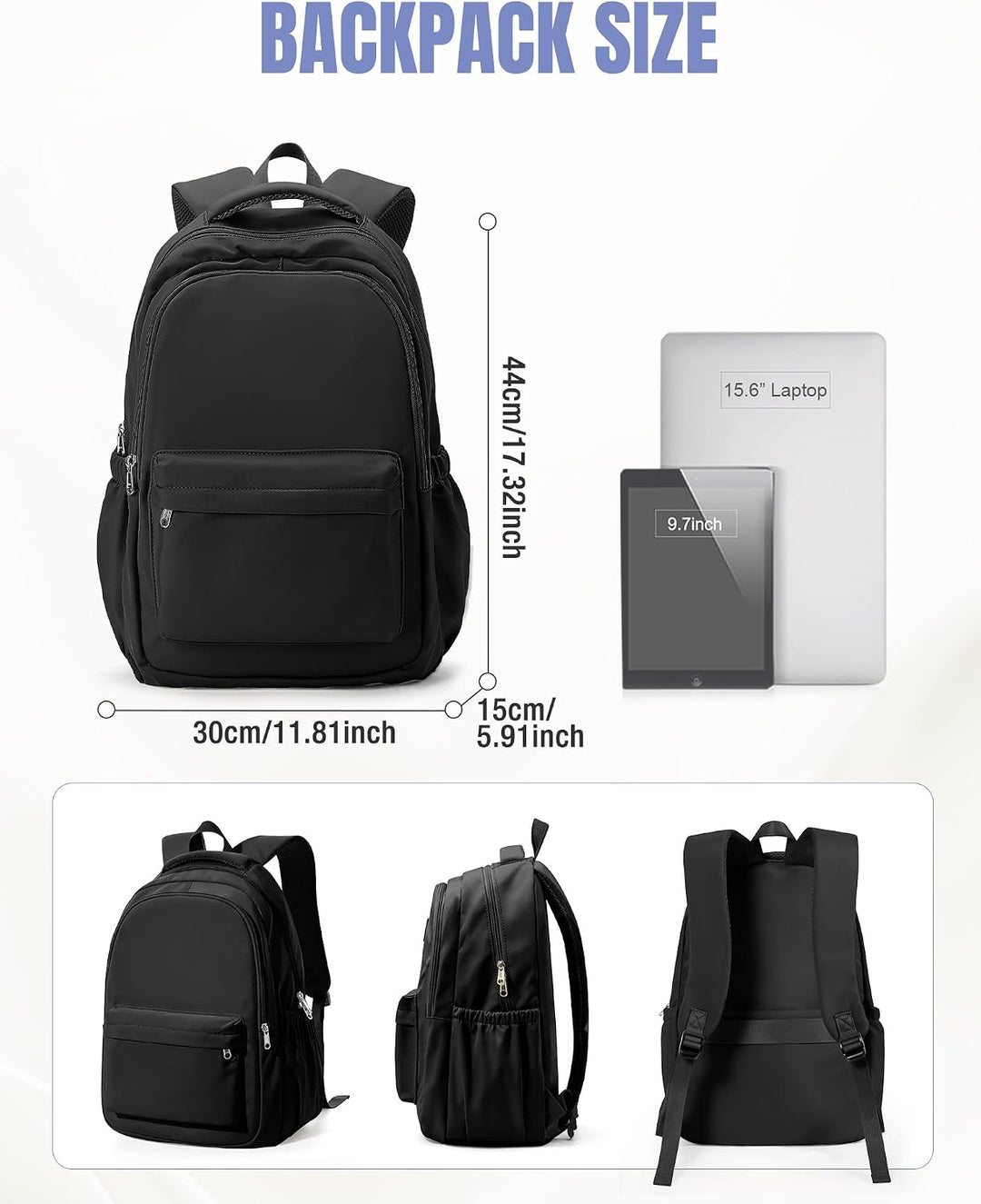 Schulrucksack Teenager Mädchen Jungen Rucksack Schule Schultasche | Wasserdichter Laptop Rucksack Da