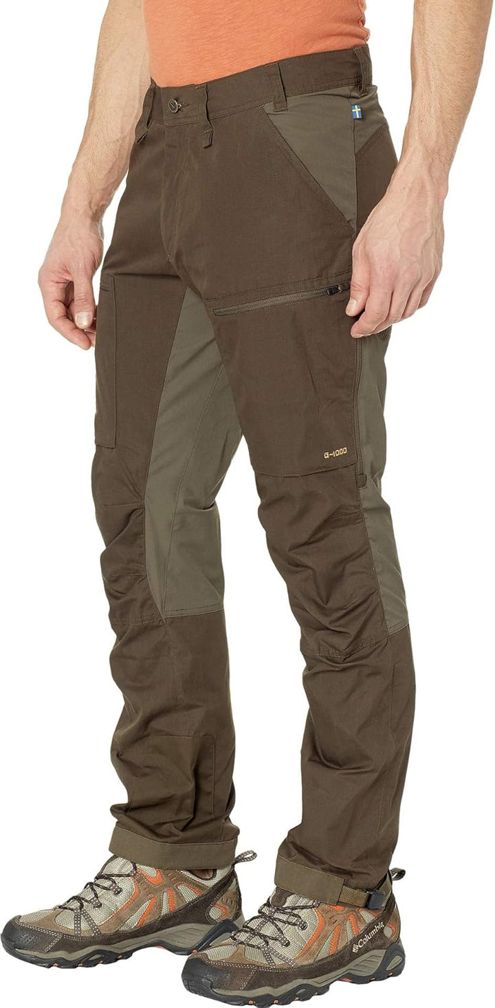 FJALLRAVEN Herren Hiking Pants 82890 4XL Grün (Dk.olive), 4XL Grün (Dk.olive)