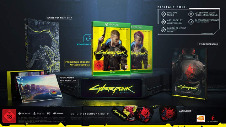 CYBERPUNK 2077 - DAY 1 Standard Edition - (kostenloses Upgrade auf Xbox Series X) - [Xbox One] Xbox