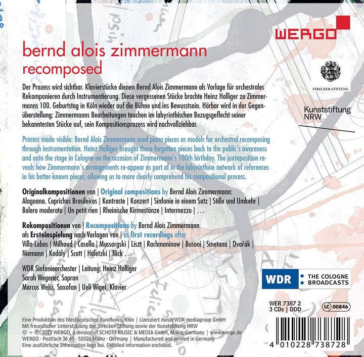 Bernd Alois Zimmermann - Recomposed, Audio-CD