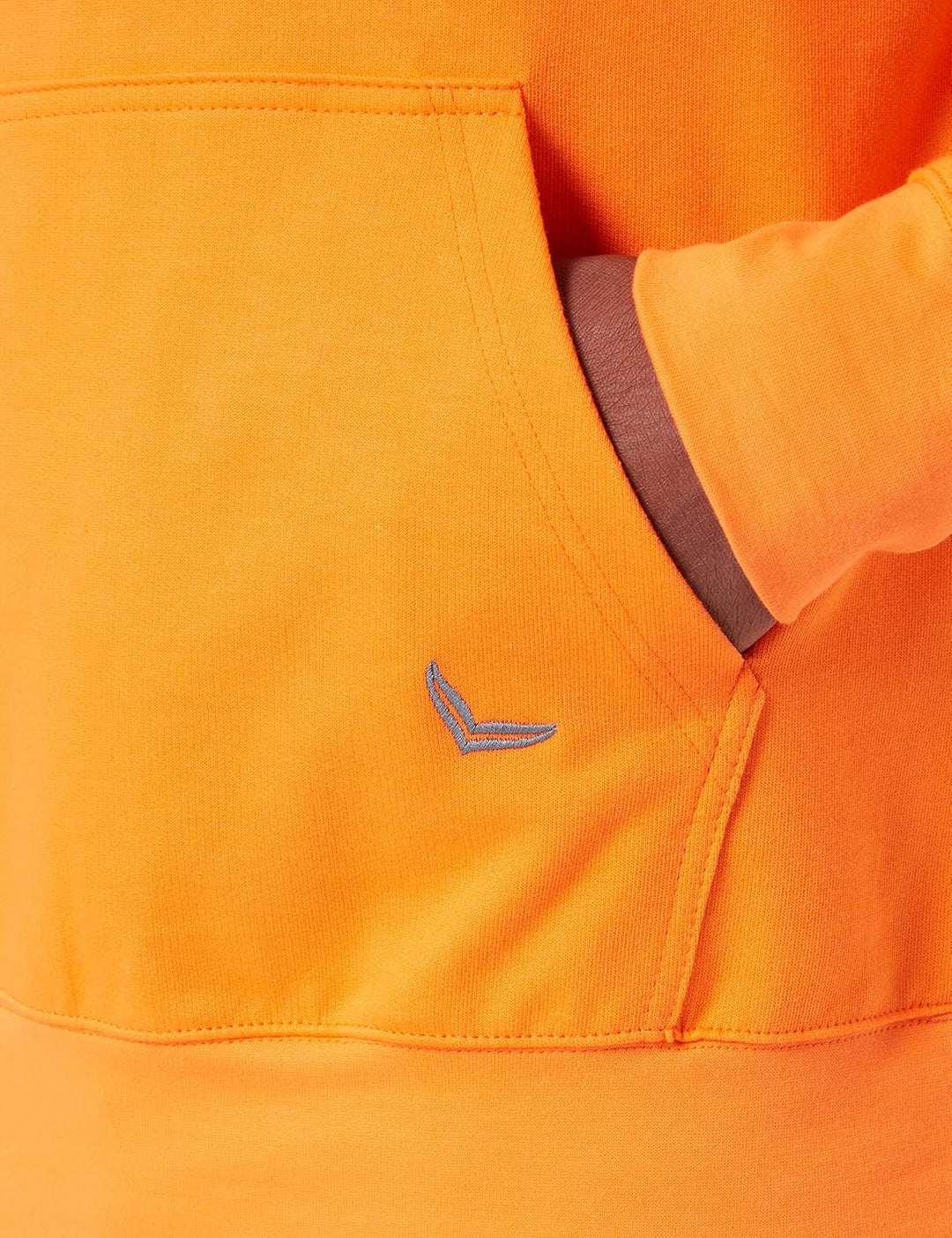 TRIGEMA Herren Kapuzensweatshirt aus Biobaumwolle L Mandarine, L Mandarine