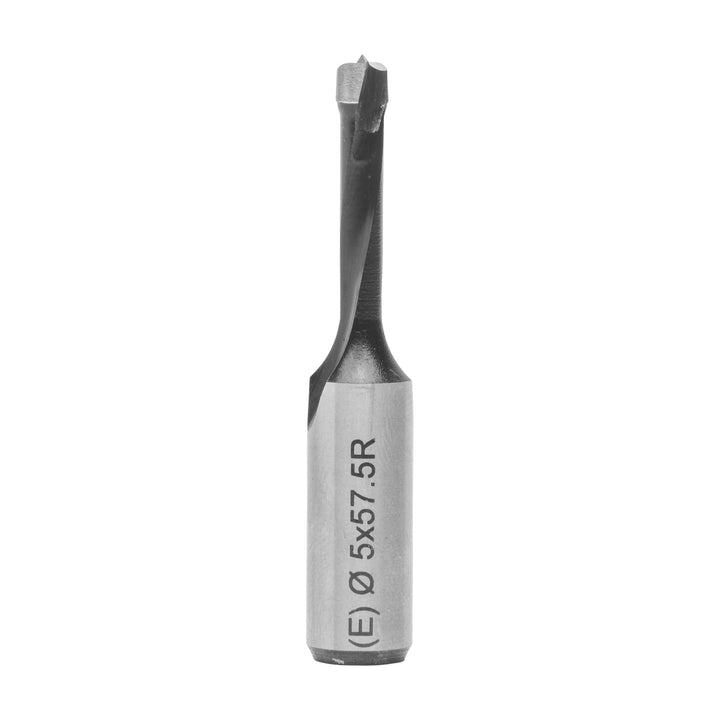 ENT 22760 Dübelbohrer HW, Schaft (S) 10 mm, Durchmesser (D) 5 mm, NL 27 mm, SL 27 mm, L 57,5 mm, Rec