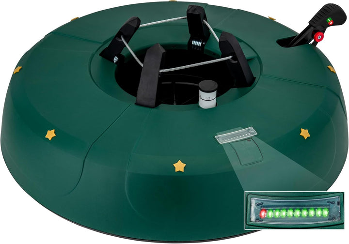Star-Max Christbaumständer by F-H-S, Select 5, Farbe grün, mit patentierter LED Füllstandsanzeige,Mo
