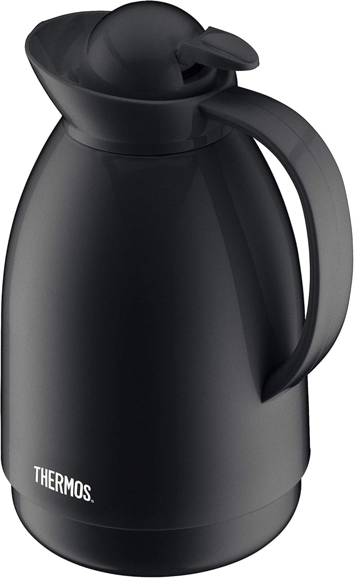 Thermos 4021.233.100 Isolierkanne Patio, 1 L, Kunststoff, schwarz 1000 ml Schwarz, 1000 ml Schwarz
