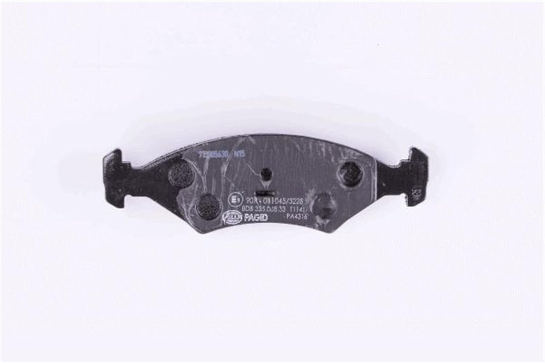 HELLA PAGID 8DB 355 008-331 Bremsbelagsatz - T1141 - Dicke/Stärke: 17.5mm - Bremssystem: Teves - nic