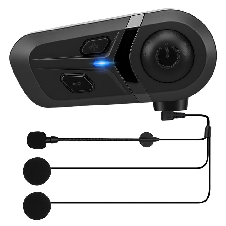 Motorrad Bluetooth Headset, Motorradhelm Headset mit Sprachassistent, Helm Headset Kommunikationssys