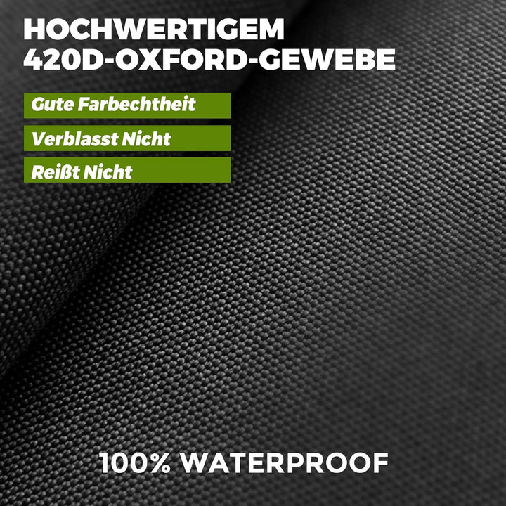 Matschküche Abdeckung 130x60x100cm (WxTxH), Abdeckung Matschküche Kinder Outdoor Schutzhülle für Out