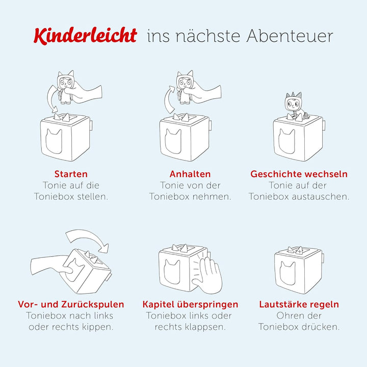 tonies Hörfiguren für Toniebox, Lieblings-Klassiker – Pinocchio und 2 weitere, Hörbuch für Kinder ab