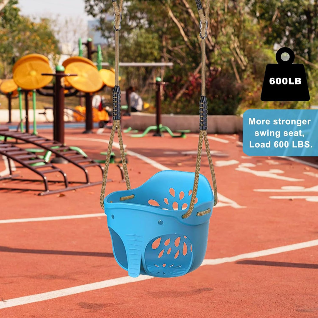 BeneLabel Schaukel Kinder, Indoor Outdoor Babyschaukel Weichen Gummi Schaukelsitz Spielplatz Gartens