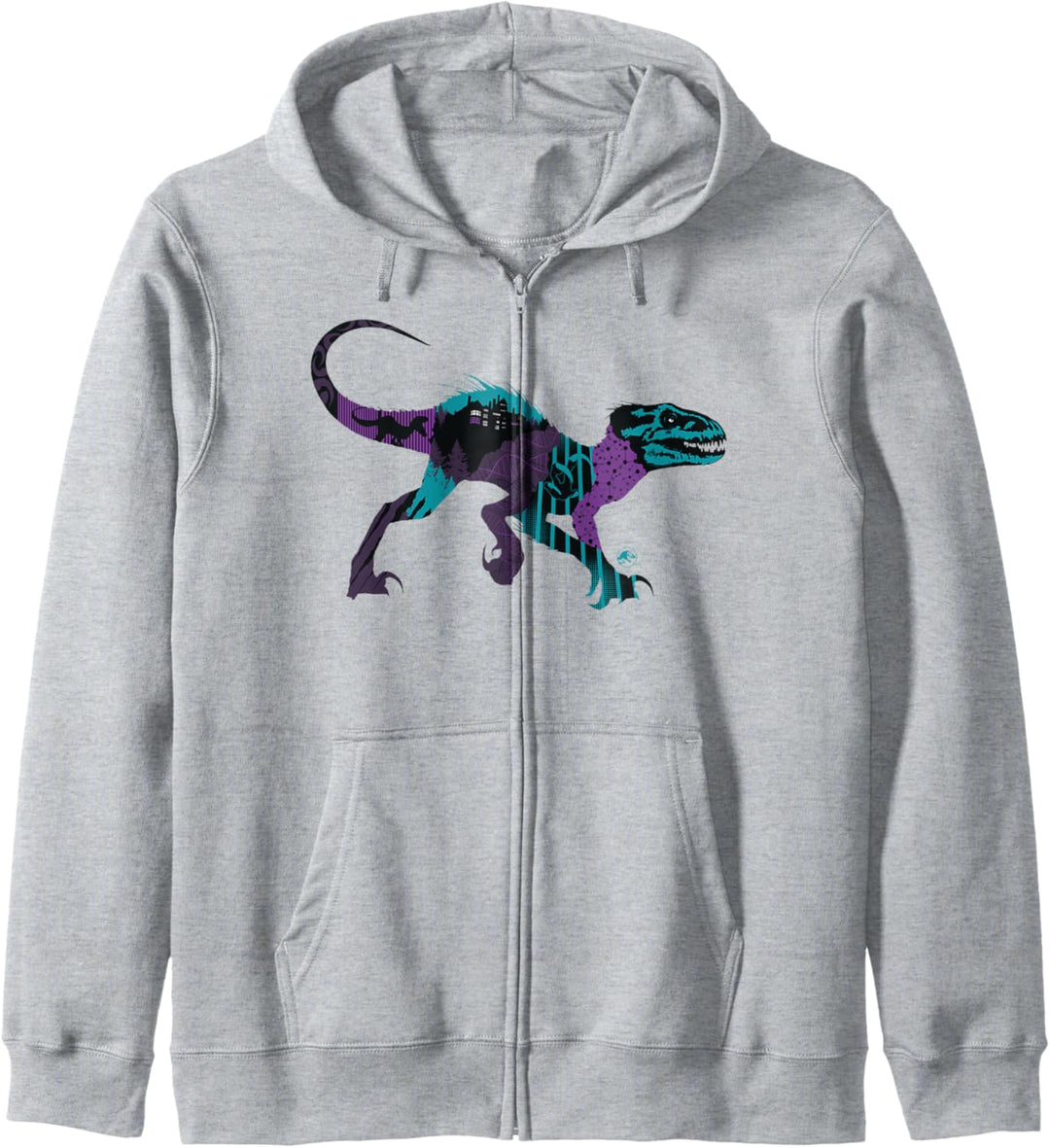 Jurassic World 2 Indoraptor DNA Pattern Fill Kapuzenjacke