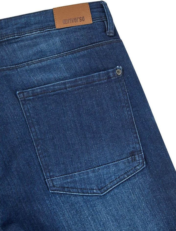 riverso Herren Jeans Hose RIVChris Straight Fit Jeanshose Baumwolle Denim Stretch Schwarz Blau Grau