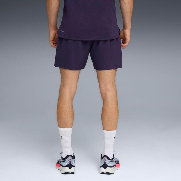 PUMA 528568 Hi Rocks M Puma X HYROX DRYELITE Herren-Shorts, 12,7 cm XL Deep Plum, XL Deep Plum