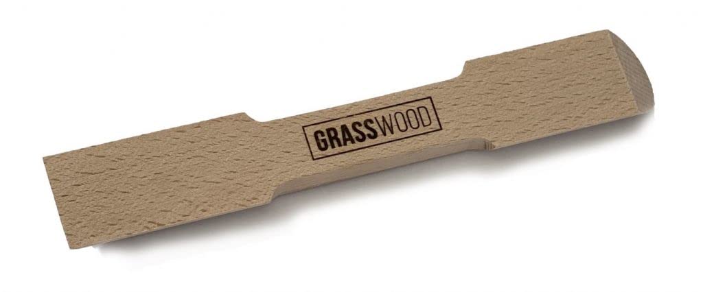 GRASSWOOD® Schaber zum Putzen und Reinigen. Entfernt Grasreste von Rasenmäher, Rasenroboter und Rase