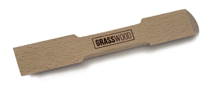 GRASSWOOD® Schaber zum Putzen und Reinigen. Entfernt Grasreste von Rasenmäher, Rasenroboter und Rase
