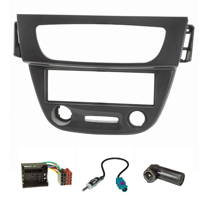 tomzz Audio 2445-032 Radioblende Set kompatibel mit Renault Megane III ab Bj.2008 Fluence ab Bj.2009