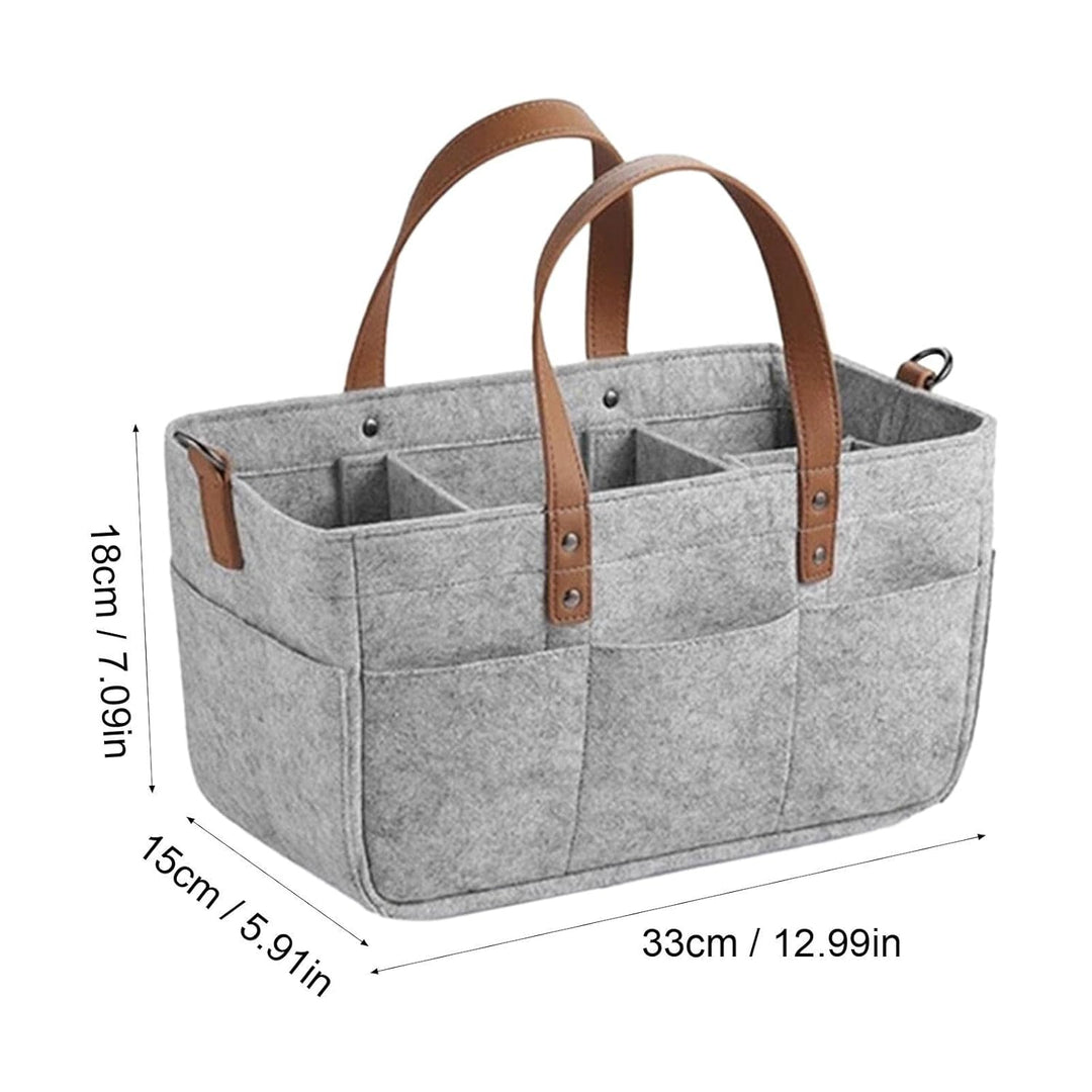 Baby Windel Filztasche, Grosse Wickeltasche Aus Weichem Filz,Multifunktionale Tragbare Windelaufbewa