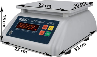 3kg/0,5g E3KS Präzisionswaage Laborwaage Feinwaage Industriewaage Tischwaage Goldwaage & Wasserschut