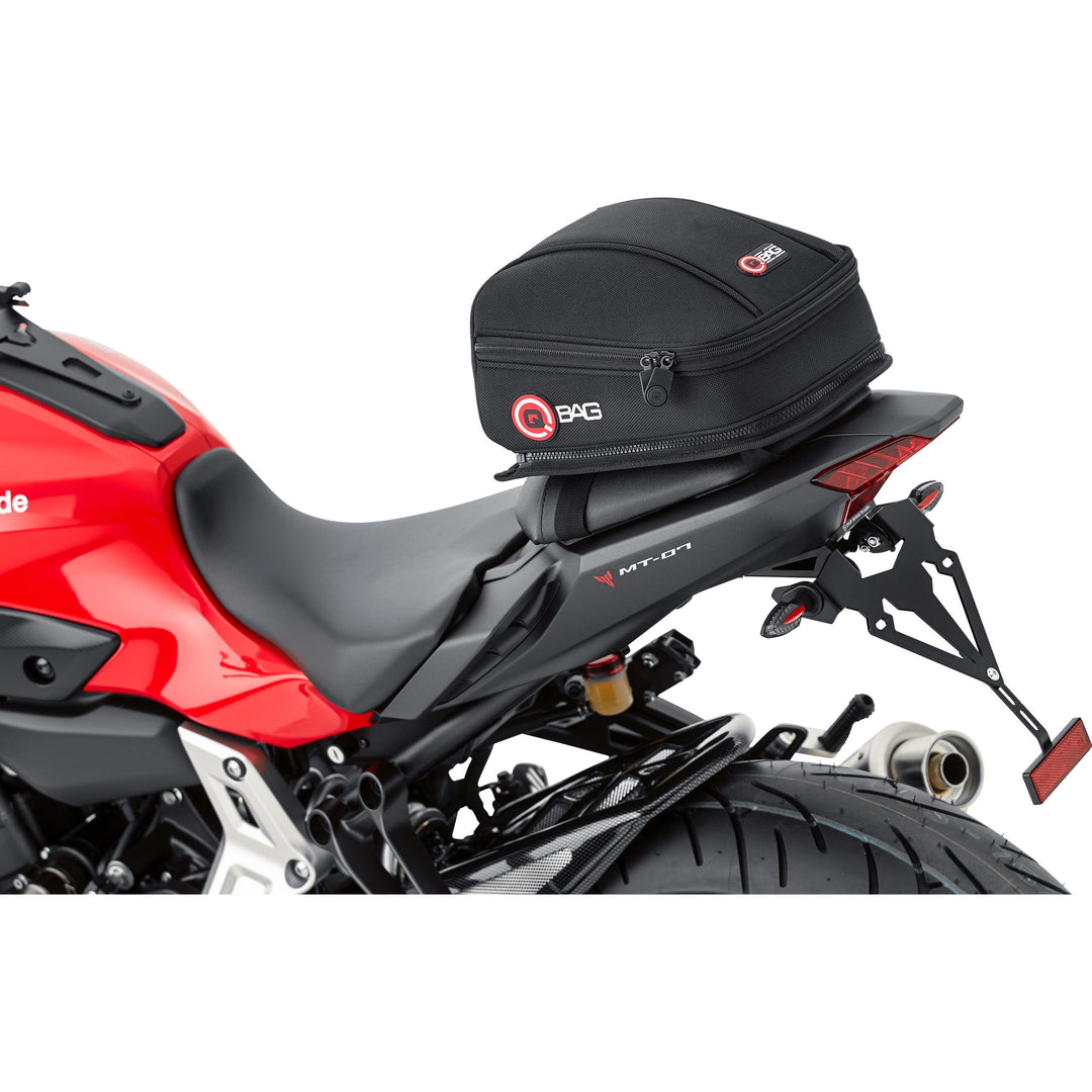 QBag Hecktasche 03 Motorradtasche, Motorradgepäck für Soziussitz/Gepäckträger, 5 Liter Stauraum, lei