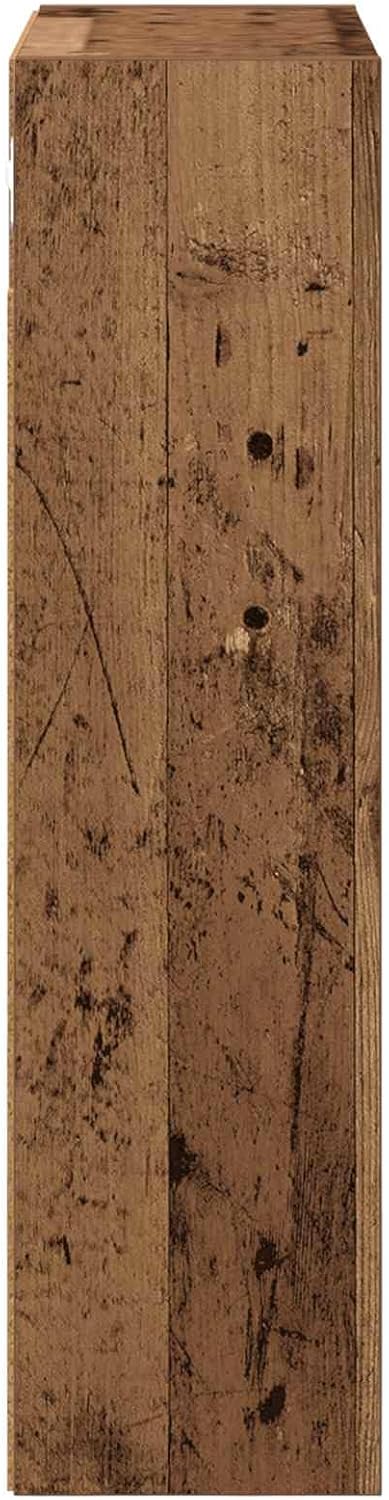 vidaXL Badezimmer-Wandschrank Altholz 40 x 16 x 62,5 cm Holzwerkstoff, Altholz 40 x 16 x 62,5 cm