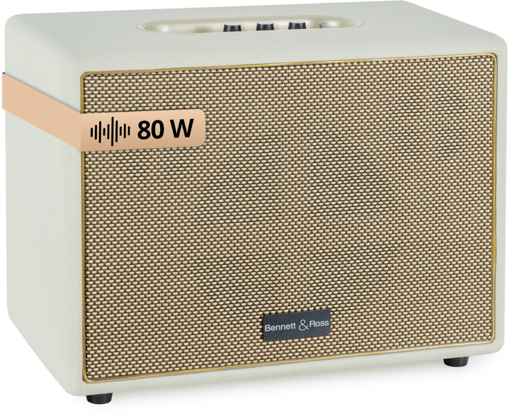 Bennett & Ross BB-880CW Blackmore Giant - Retro Bluetooth Lautsprecher in Lederoptik - TWS-Funktion