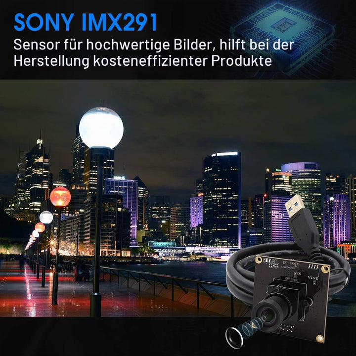 1080P Webcam Hochgeschwindigkeits USB3.0 USB Kameramodul mit IMX291 Sensor Minicam für industriell u