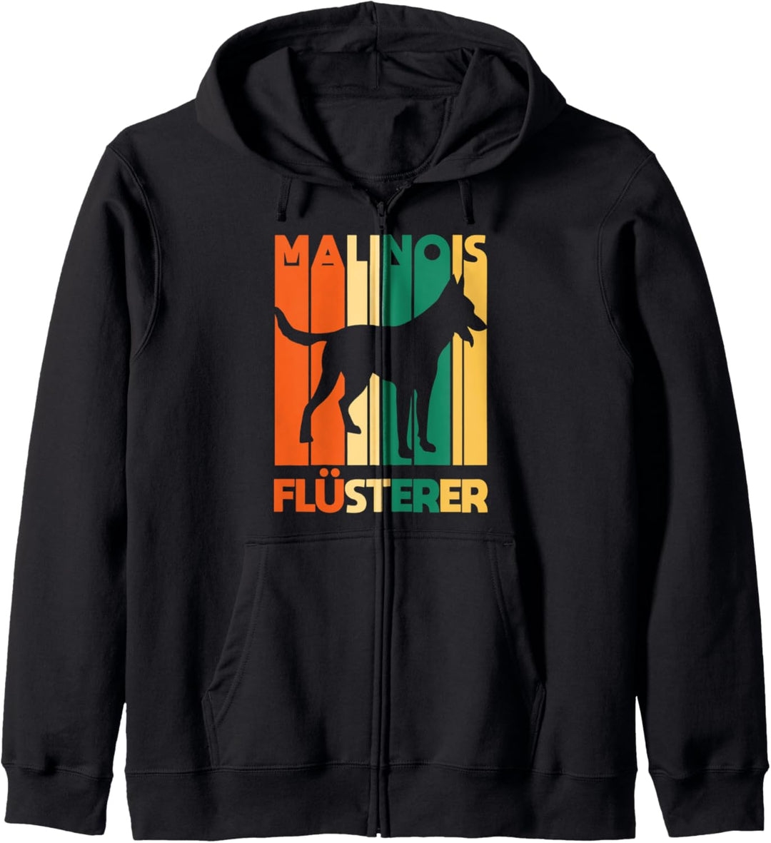 Malinois Flüsterer Hund Belgischer Schäferhund Retro Kapuzenjacke