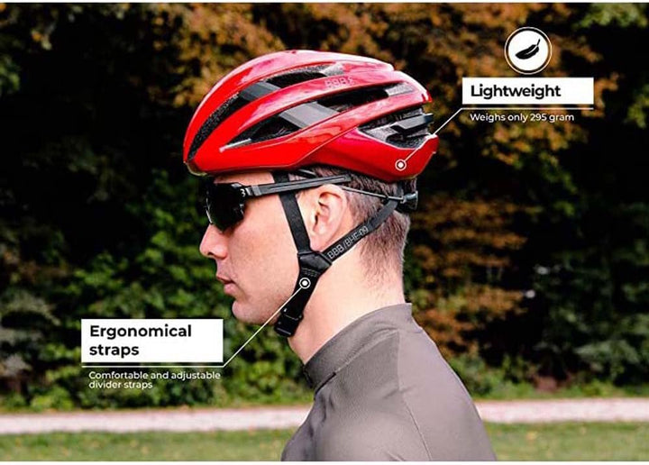 BBB Cycling Fahrradhelm Maestro Damen und Herren Airflow Cooling System Lightweight Rennrad und E-Ro