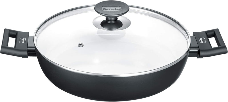 Berndes 013367 Servierpfanne Starter Alu Induction b.nature, kratzfeste Beschichtung aus Quarz, mit