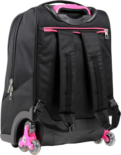 Yub TROLLEY URBAN FLUO, Rucksack mit Trolleyfunktion, Schulranzen mit Rollen, 3 in 1, ab 1. Klasse,