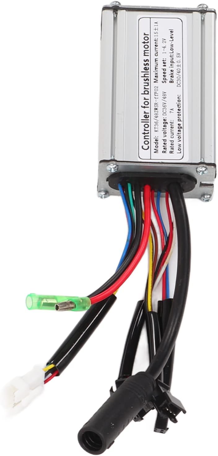 BuyWeek Elektrofahrrad Brushless Motor Controller Kit, 36V/48V 250W E-Bike Bürstenlose Motor 15A Rec
