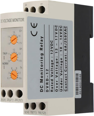 Tyenaza Überspannungs-Unterspannungsschutz - DC 12V/24V/36V/48V Überspannungs- und Unterspannungssch