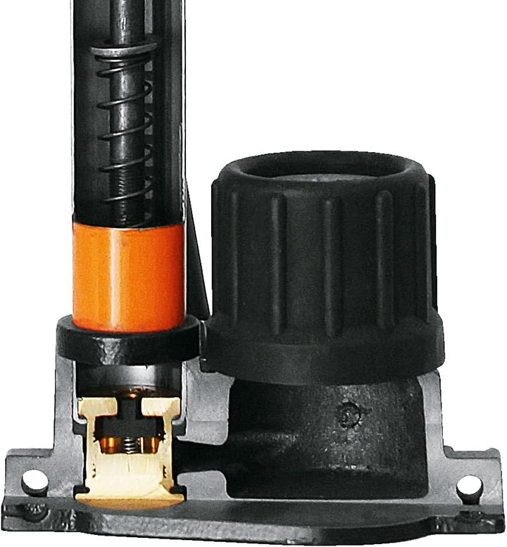 SKS GERMANY RENNKOMPRESSOR E.V.A. Standpumpe (Luftpumpe für alle Ventilarten, Präzisions-Manometer,