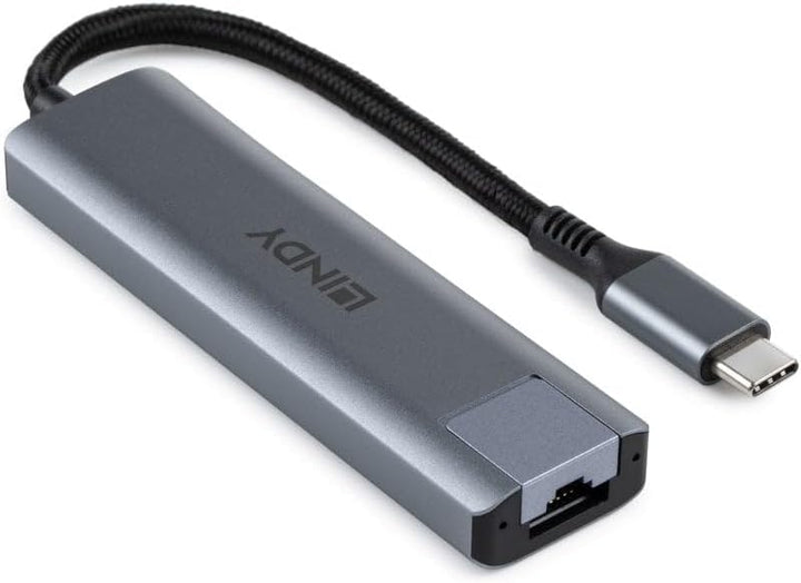 Lindy 43422 USB 3.2 Gen 2 Typ C Hub & Gigabit Ethernet Konverter