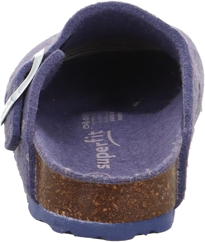 Superfit Mädchen Fussbettpantoffel 1-009115 Hausschuh 20 EU Weit Blau 8020, 20 EU Weit Blau 8020