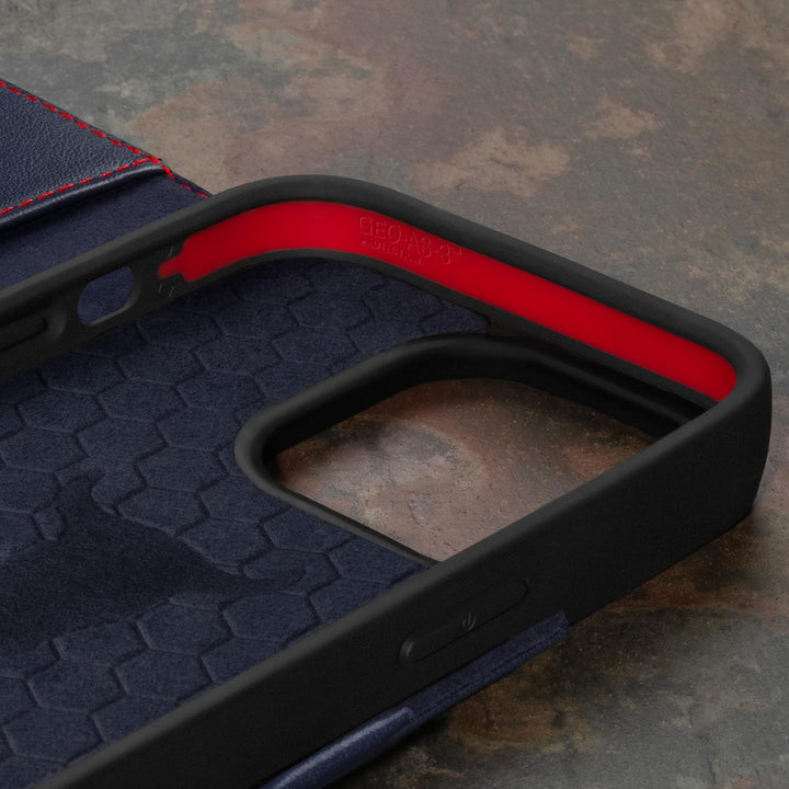 TORRO Hülle kompatibel mit iPhone 15 Pro Max – Premium Lederhülle mit Standfunktion und Kartenfächer